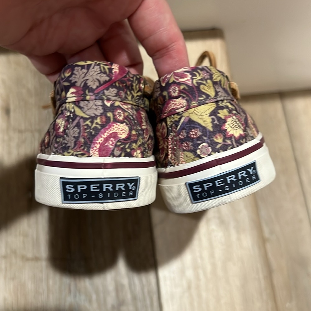 Sperry, Floral Canvas Women's Boat Shoes; top-sider loafers, size 5.5 - Picture 10 of 10